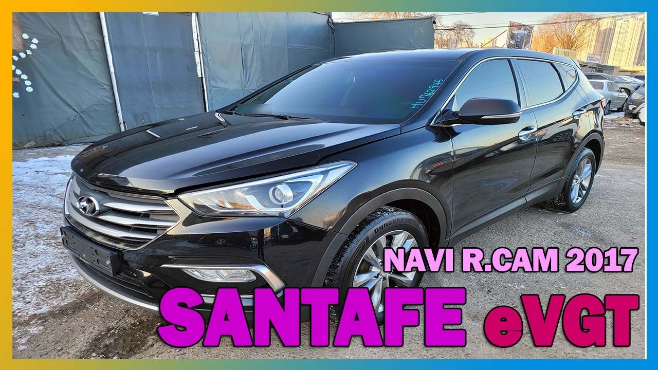 [USEDCAR BUSYMAN, Autos usados en corea]SANTAFE eVGT NAVI R.CAM BLACK  KMHSU81UBHU 762945