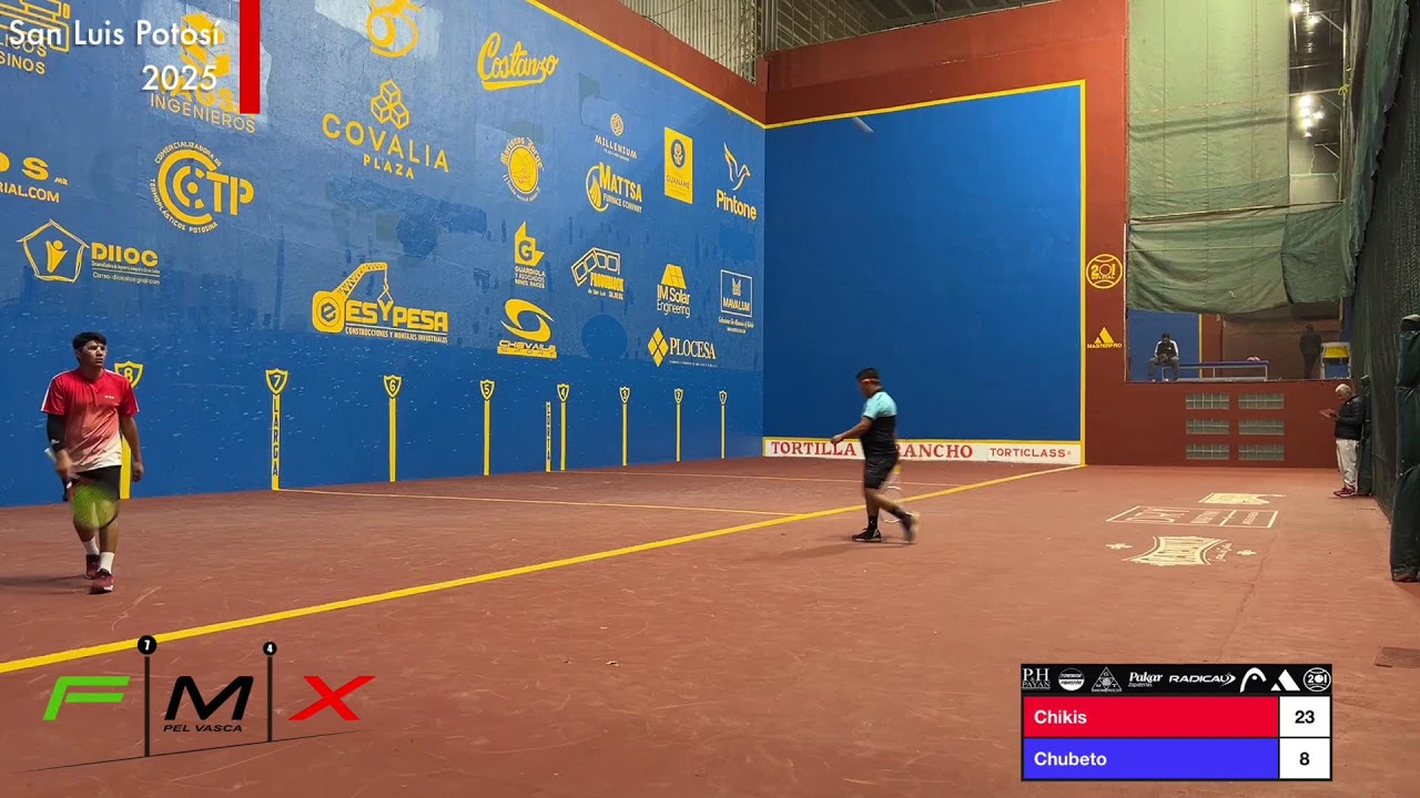 Abierto de Frontenis  Deportivo Potosino  Chikis VS Chubeto