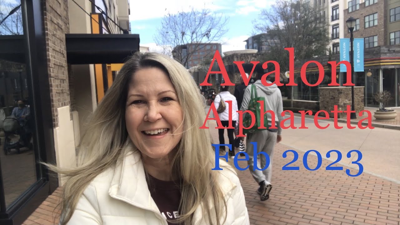 Tour of Avalon, Alpharetta, Georgia in February