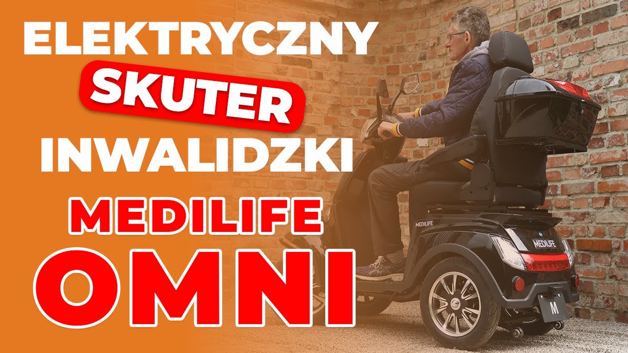 Skuter elektryczny inwalidzki wózek dla seniora MEDILIFE OMNI czterokołowy - recenzja