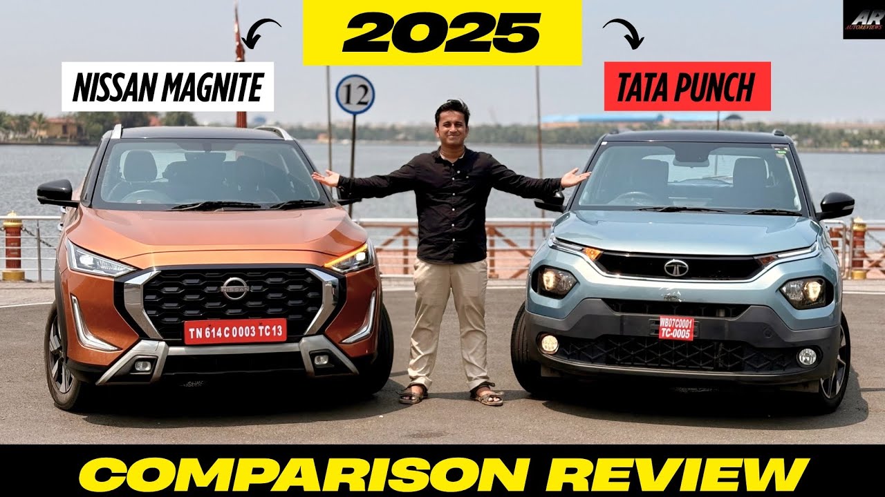 2025 Updated ✅ Nissan Magnite VS Tata Punch - Detailed Comparison Review - Which One Is Good?🤔🤔