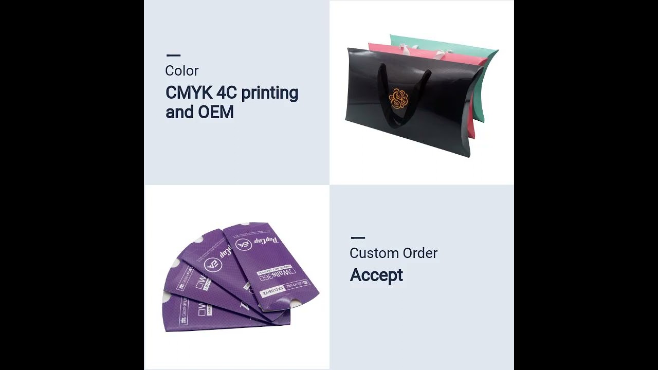 Chinese custom handmade hair extension packaging box