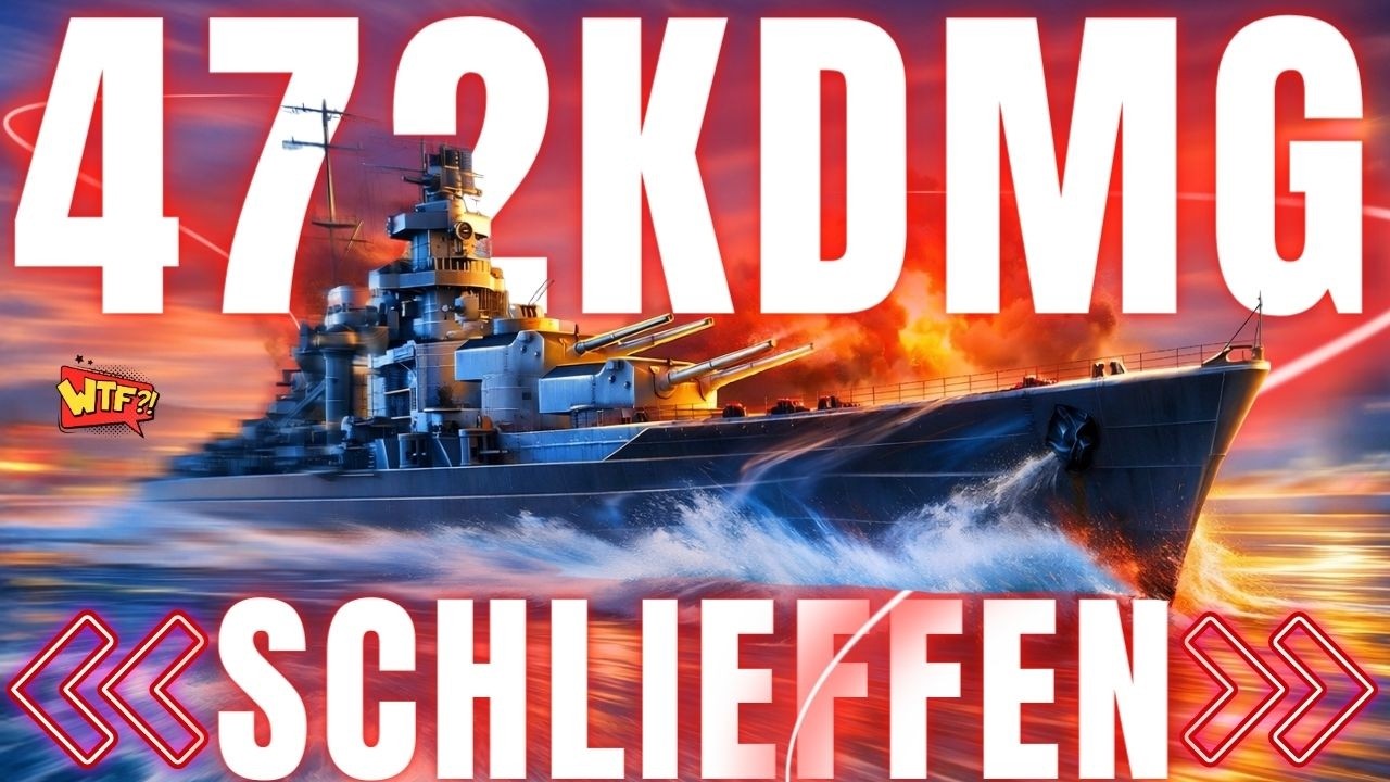 Schlieffen = 472.000 DMG! SPEEDRUN🤯🔥 | 400K Club | World of Warships 🚢