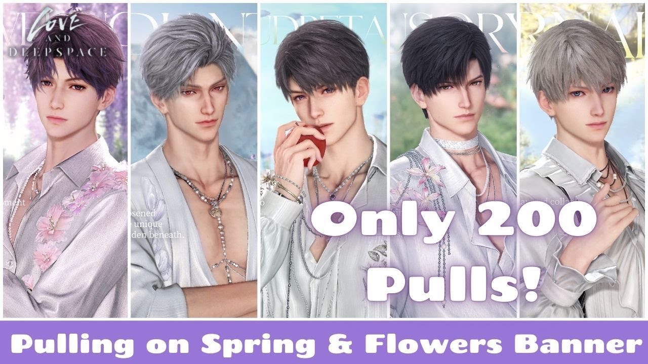 Did the Gacha Gods Have Mercy?! 200 Pulls on the Spring & Flowers Multi Banner | Love and Deepspace