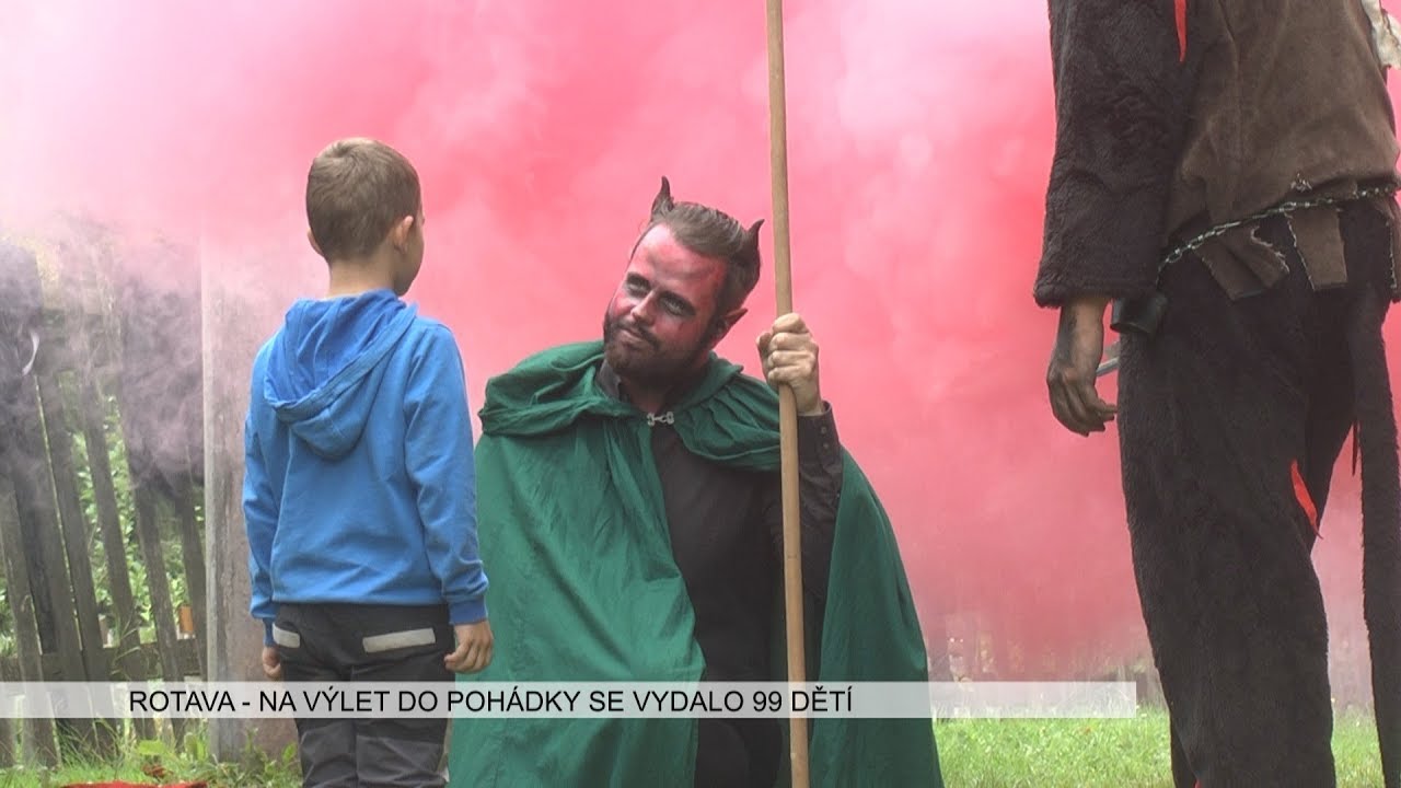 Rotava: Na Výlet do pohádky se vydalo 99 dětí (TV Západ)
