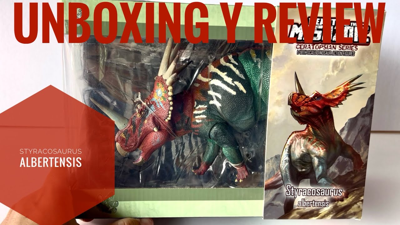 Beast of the mesozoic styracosaurus Albertensis - Unboxing y Review en Español !!