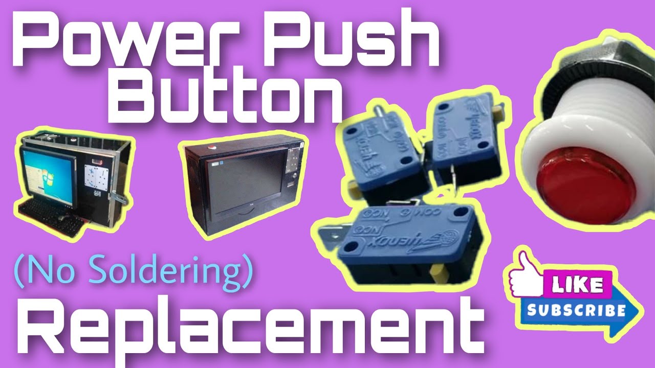Power Push Button Replacement | No Soldering | Pisonet Troubleshooting #17 | rmj pisonet