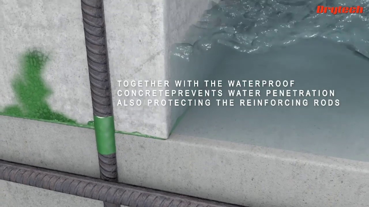 Drytech White Tank Basement Waterproofing System