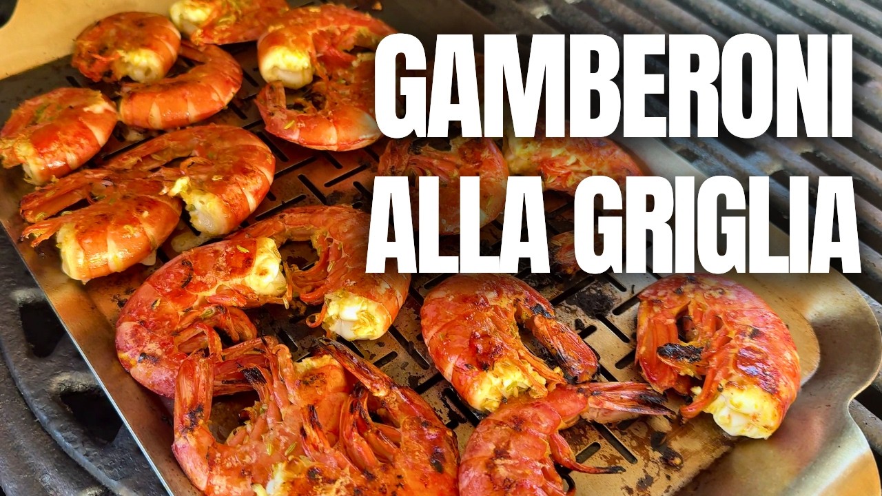 🦐 GAMBERONI ALLA GRIGLIA PERFETTI: Marinata agli Agrumi e Maionese all'Aglio (Ricetta Facile)