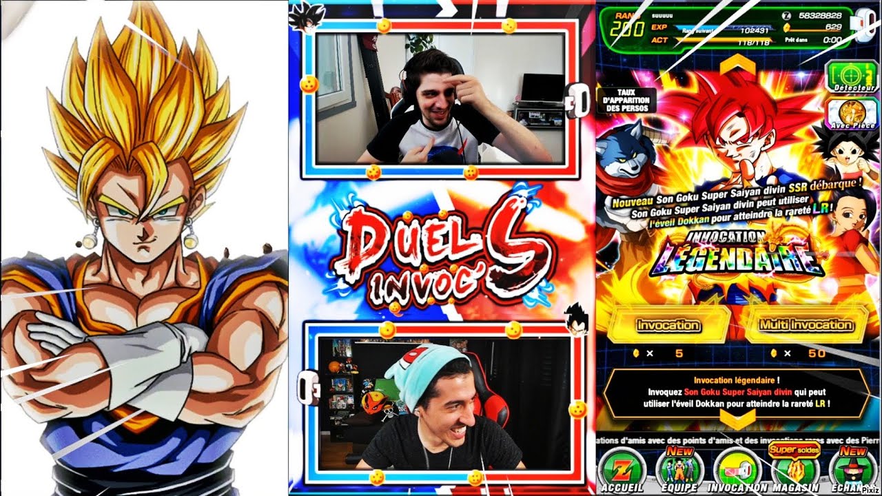 DUEL INVOCATION MIGATTE LR DE L'ESPACE VS YEKAIS !! DBZ DOKKAN BATTLE