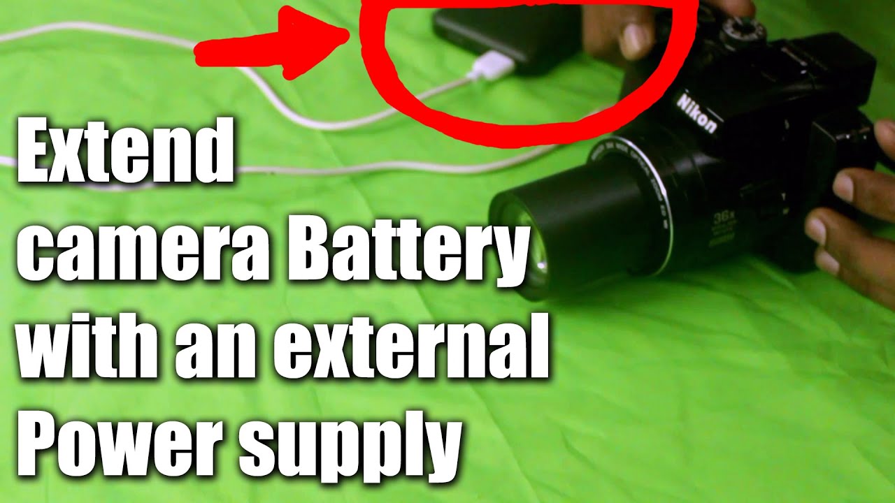Nikon-P500 external Power supply mod