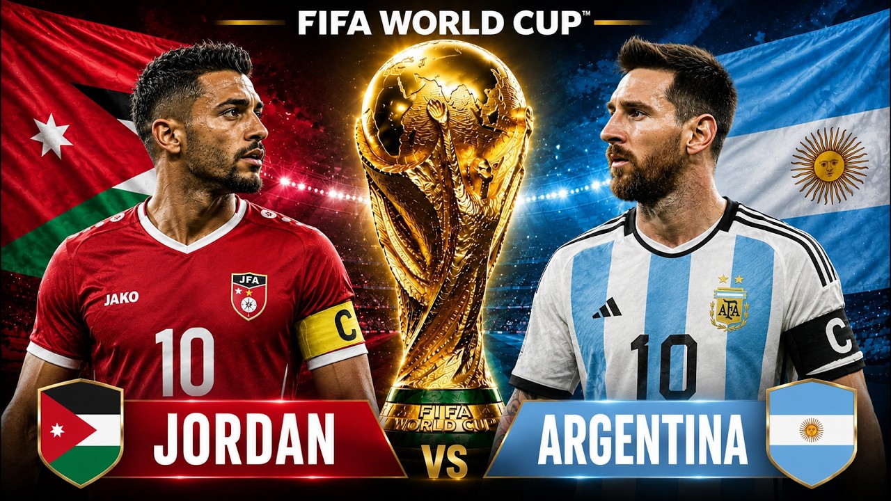 FIFA World Cup 2026 LIVE | Argentina Vs Jordan LIVE | Messi LIVE | Argentina LIVESCORE