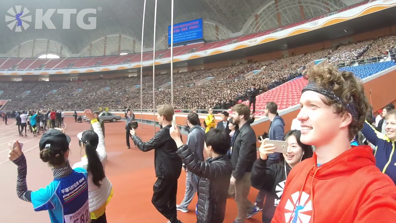 Inside the Rungrado May Day Stadium, North Korea, with 90,000 locals!