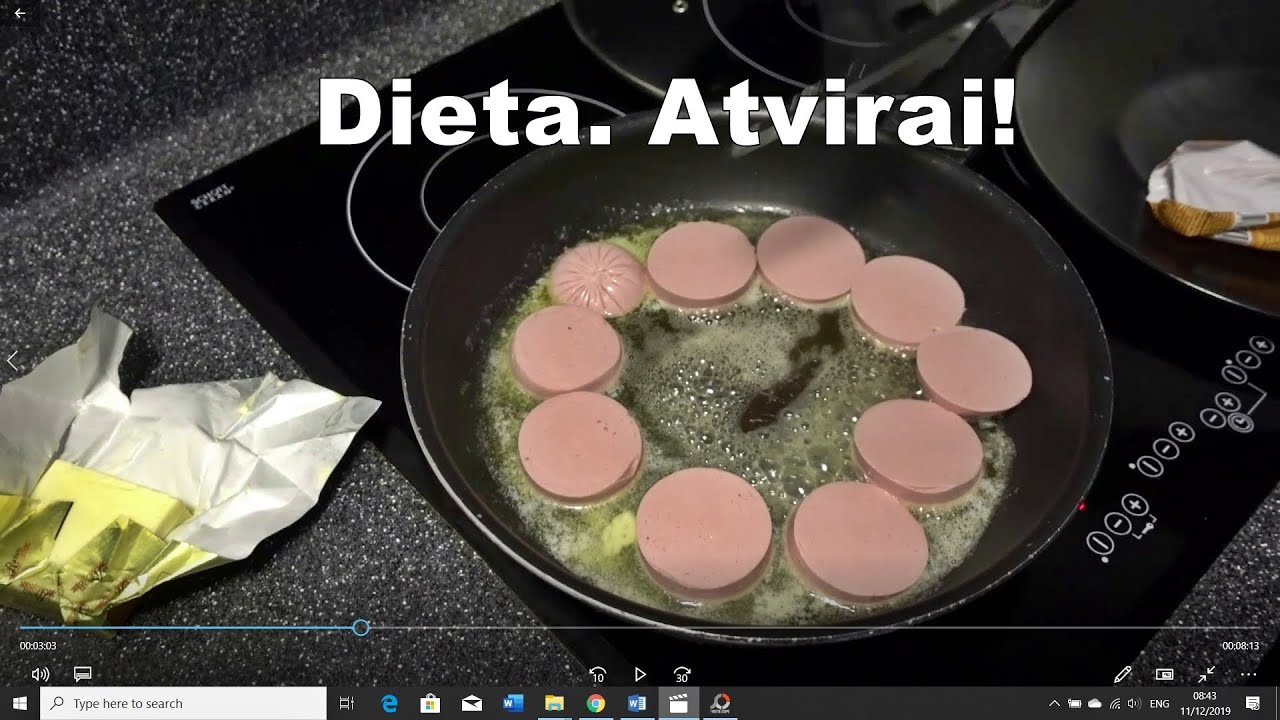 Pirmą kartą taip atvirai apie dietą