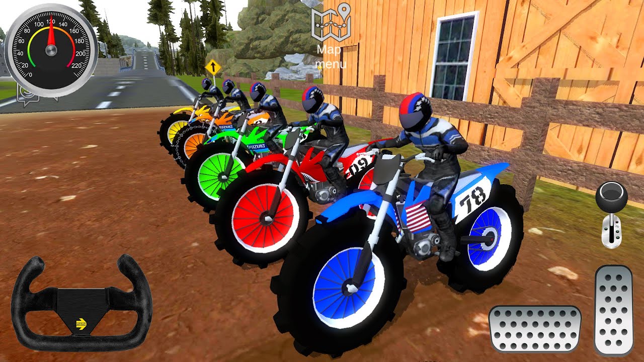 Jogos De Motos - Extremo de Motocicleta Corrida de moto dirigindo #2 -  Offroad Outlaws GamePlay FHD