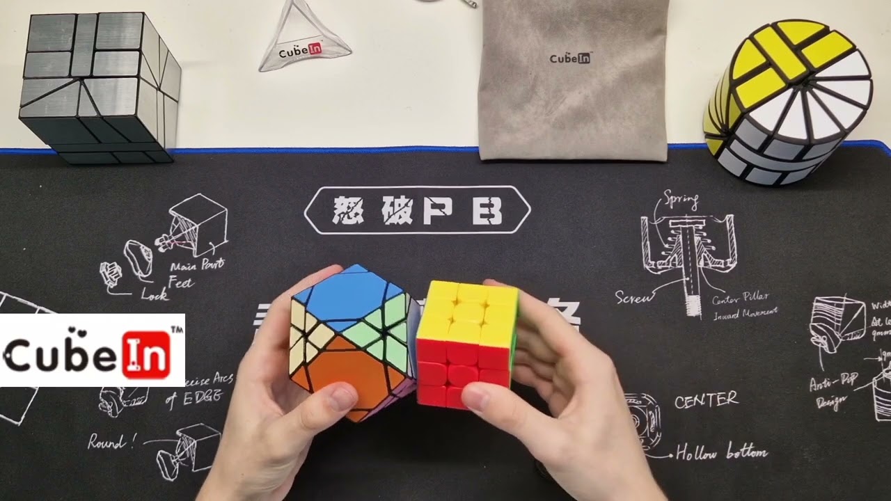 Unboxing #55 Xi Tetrakaidecahedron Skewb 3D printed MOD