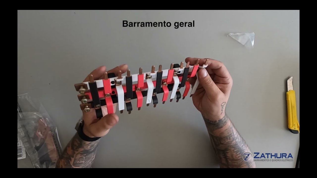 Montagem Barramento Trifásico Zathura