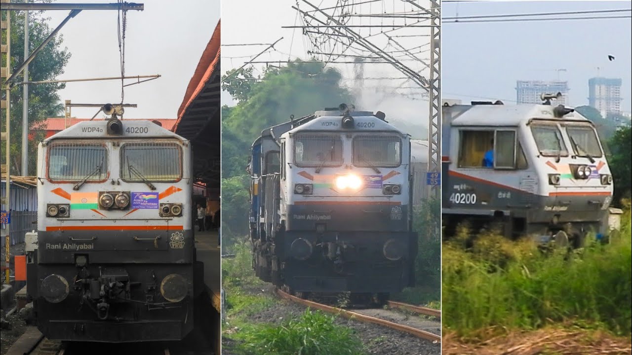 A Perfect Parallel chasing With Maharaja Express Leading By 8500HP