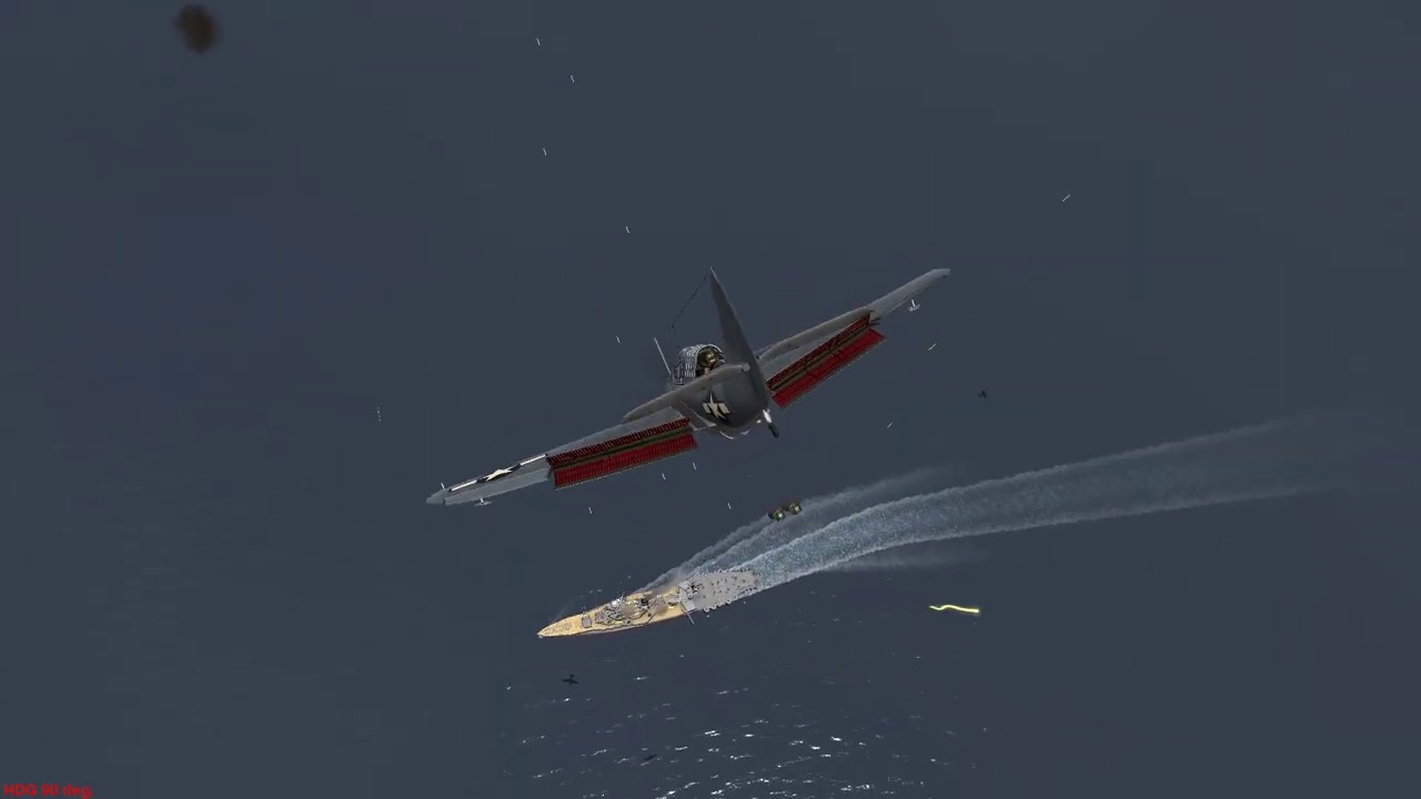 IL-2 Sturmovik 1946: IJN BB Ise vs U.S Task Force 38