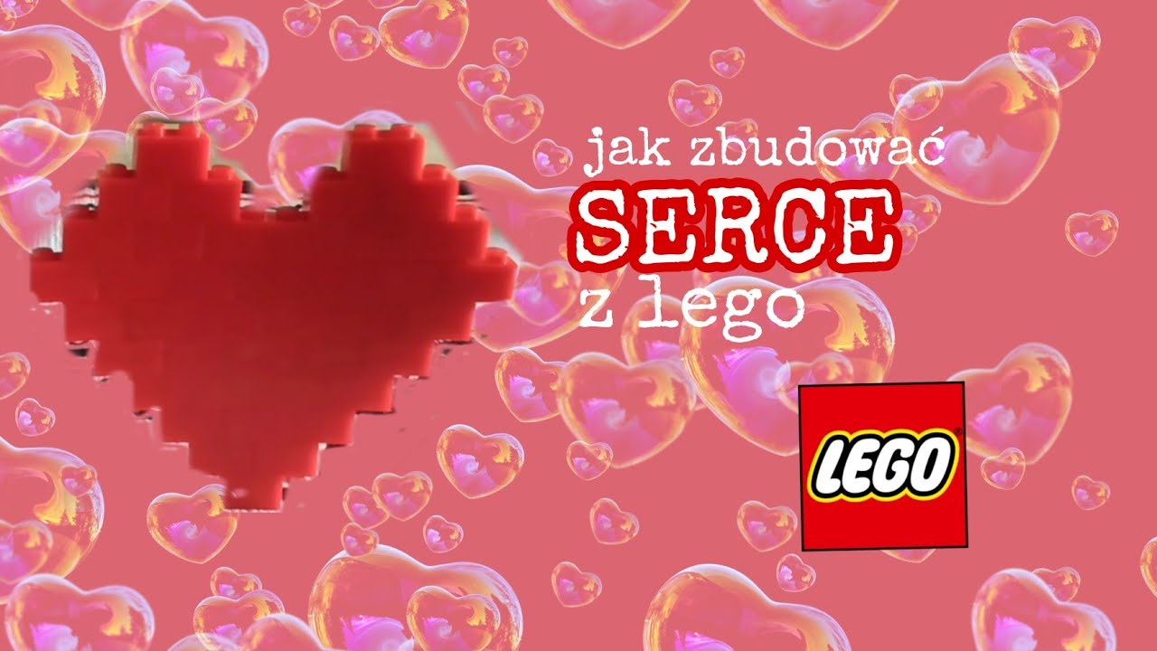 jak zbudować serce z klock&oacute;w LEGO
