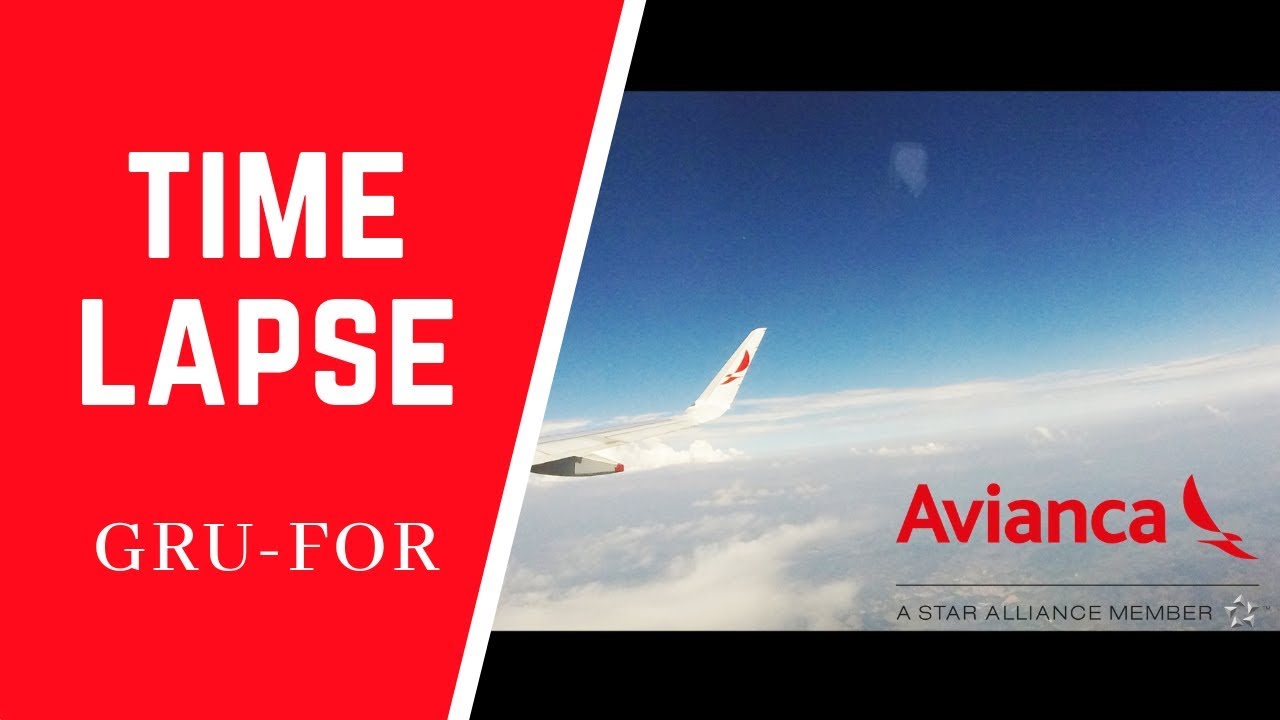 Timelapse Flight São Paulo (Guarulhos) - Fortaleza (GRU-FOR)