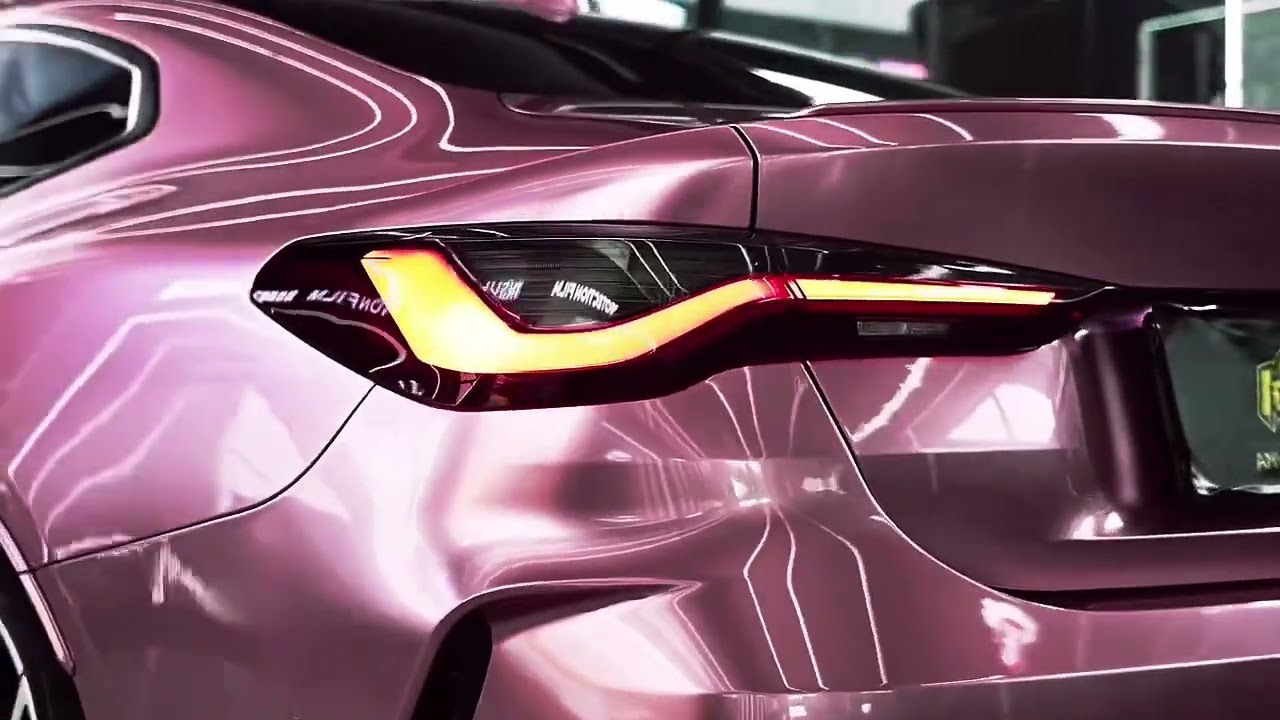 IChanger Morning Pink Film! #Carwrap #vinylwrap #vehiclewrap #ichanger #cartok 
