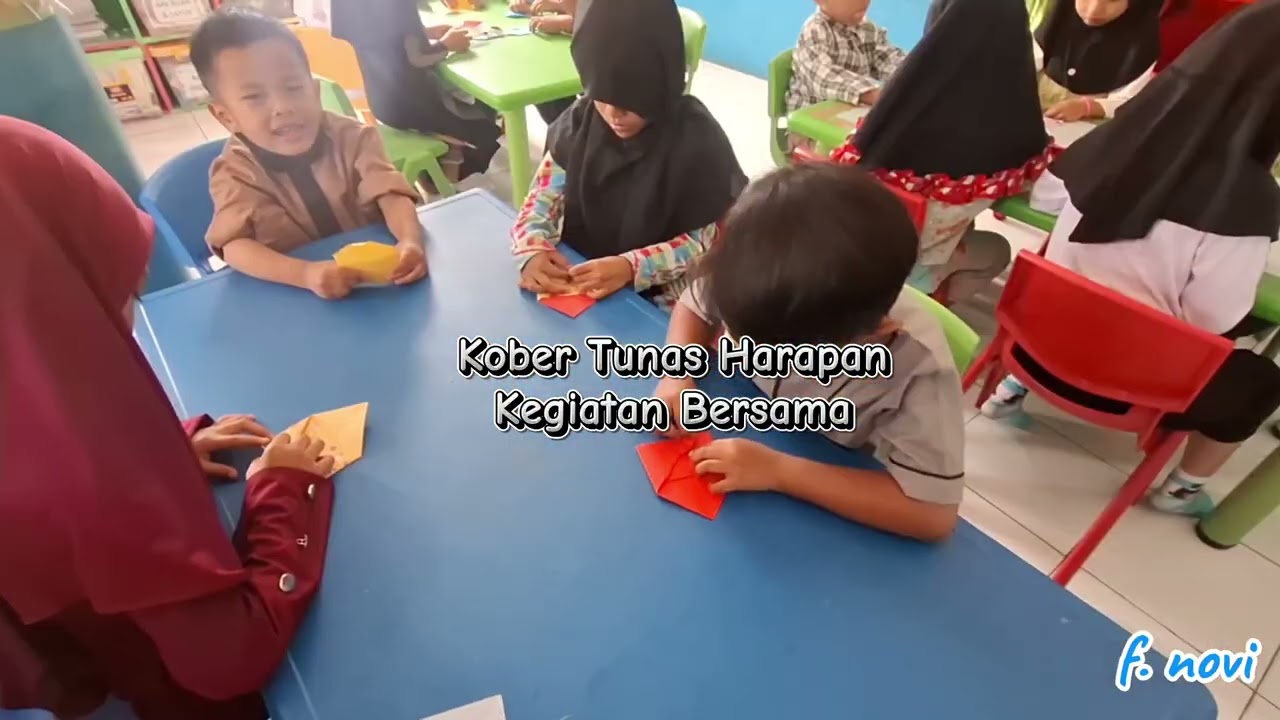 Kelas A&B~ Origami amplop. #MenggunakanKoordi asiMataTanganDalamMelaksanakanTugas.