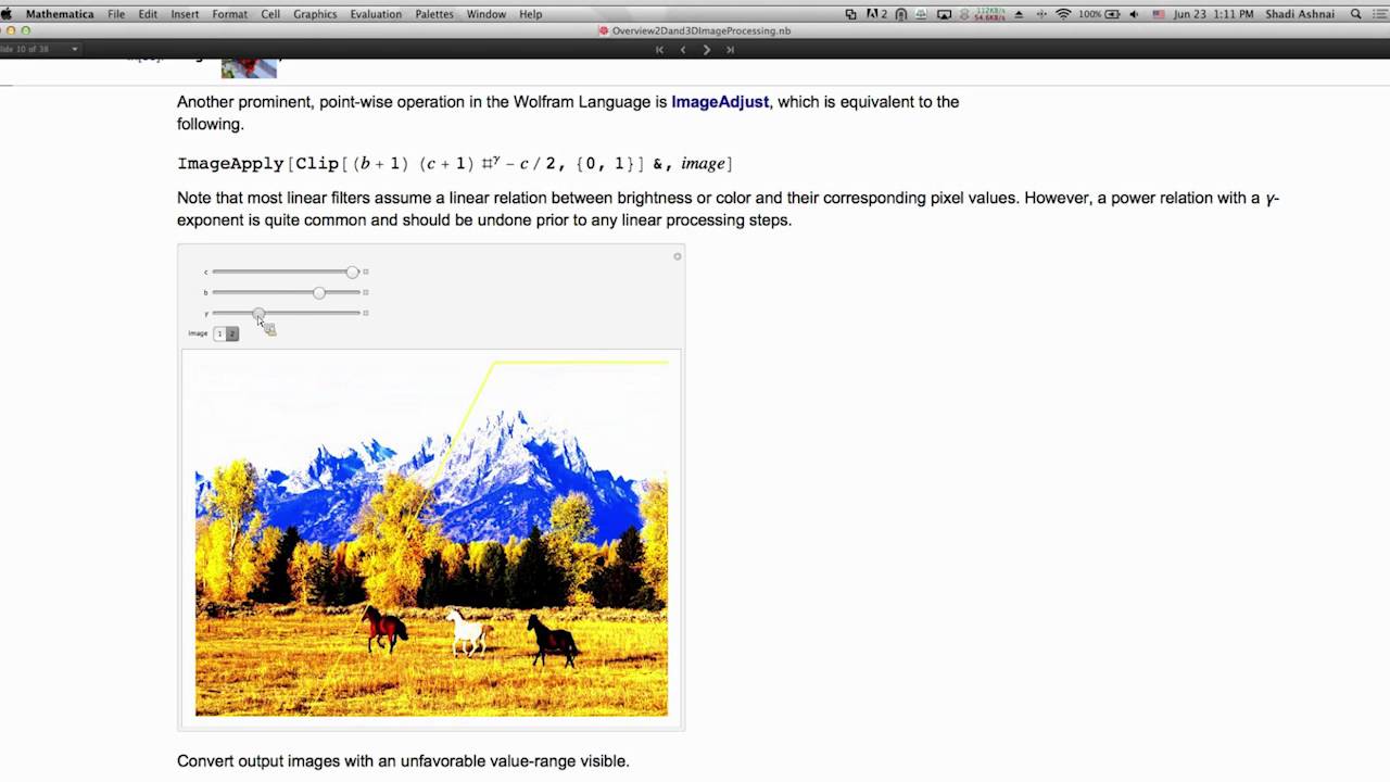 An Overview of 2D and 3D Image Processing