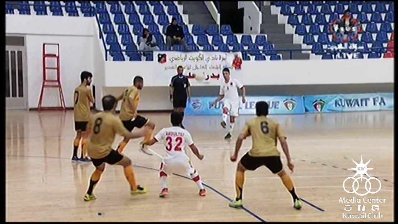 ملخص مباراة الكويت 4 × 3 القادسية ـ الدوري العام لكرة القدم الصالات ـ القسم الثاني 2016 ـ 2017