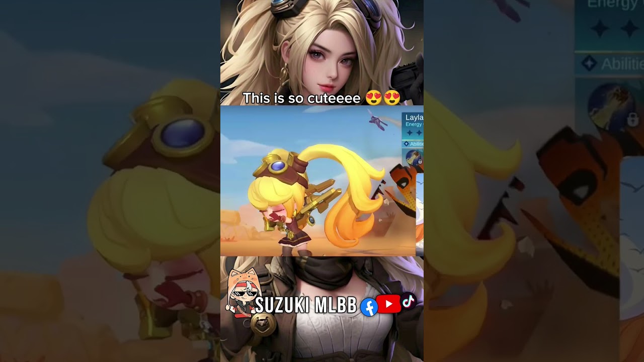 Layla and Fanny Matching animation on Magic Chest so cute 😍 #mobilelegends #suzukimlbb #mlbb #layla