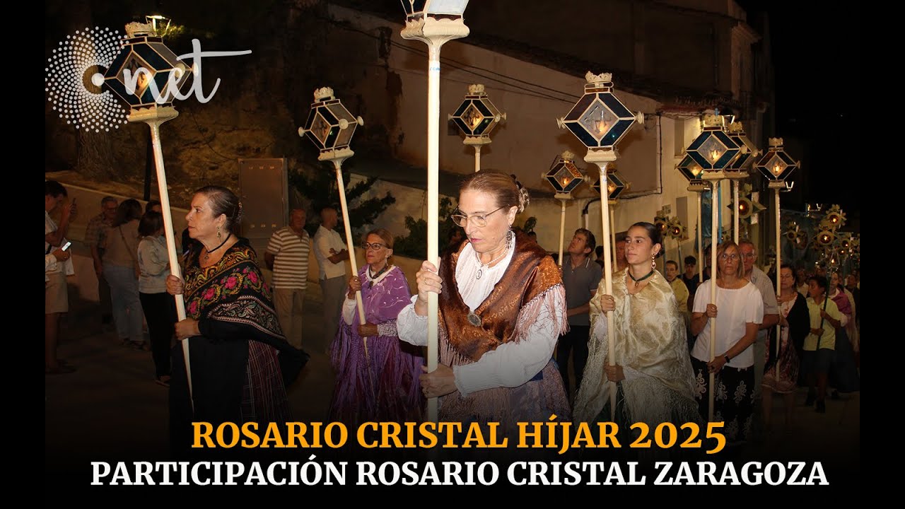 Procesi&oacute;n ROSARIO de CRISTAL |  H&iacute;jar 2025