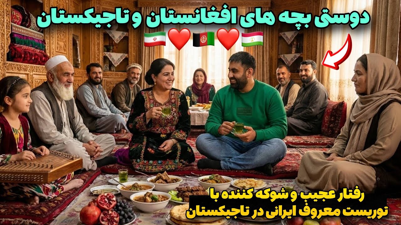 برخورد شوکه کننده مردم تاجیکستان با بلاگر ایرانی!😳عشق و احترام باورنکردنی سفیر صلح بچه های افغانستان