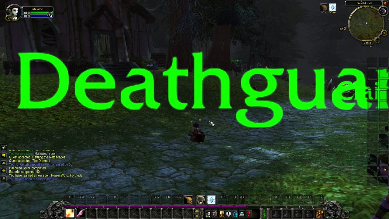 WoW - Classic - UNDEAD Starting Experience - Stress Test [Levels 1 to 5] - (No Commentary)
