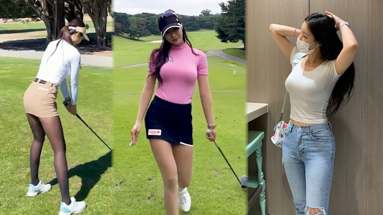 KLPGA 프로 최민채 여신의 골프레슨! 골프스윙 모음!