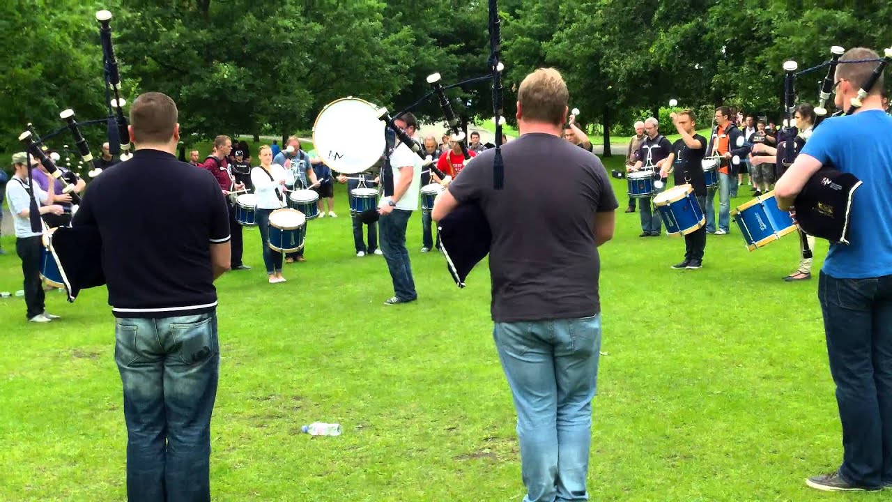 Field Marshal Montgomery pre-Worlds rehearsal, 2013