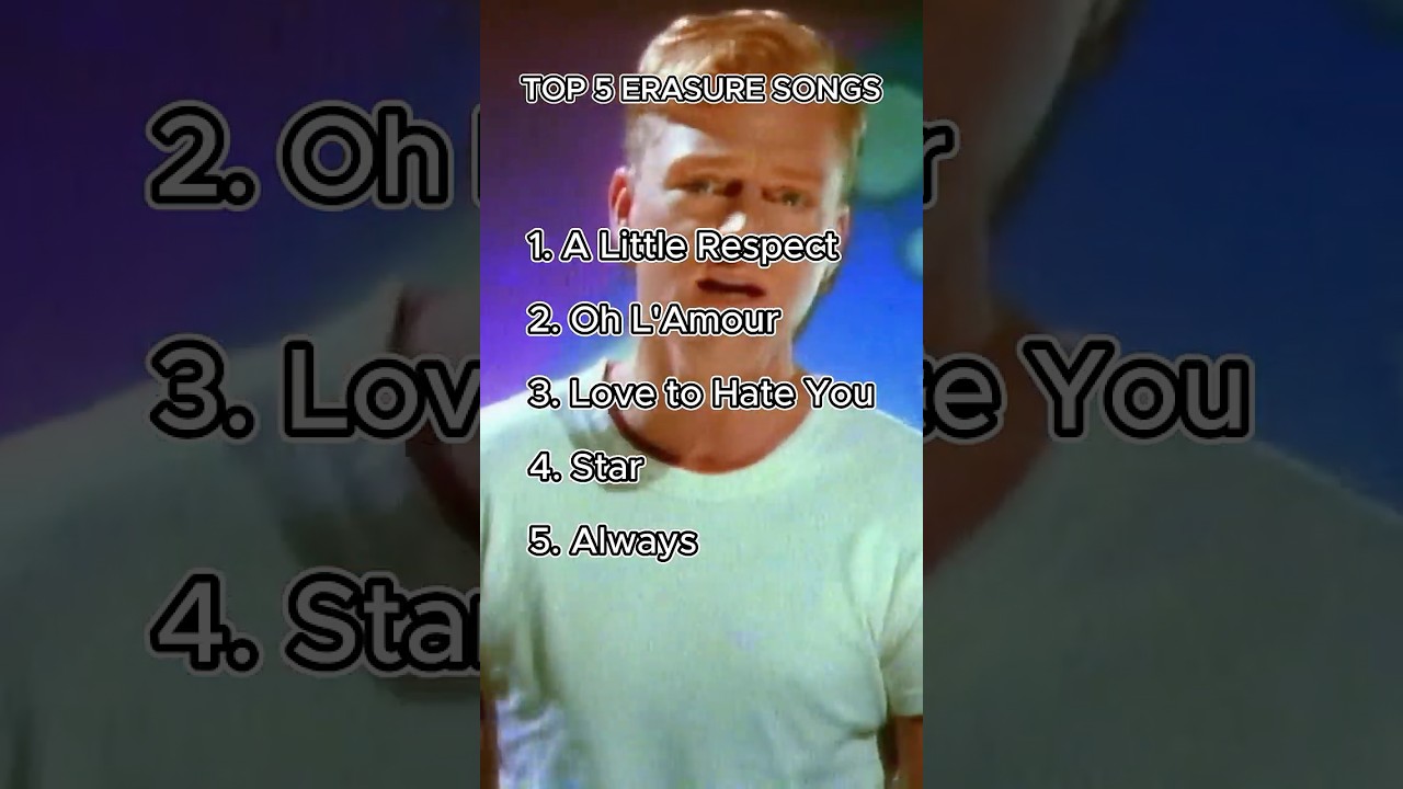 TOP 5 ERASURE SONGS 