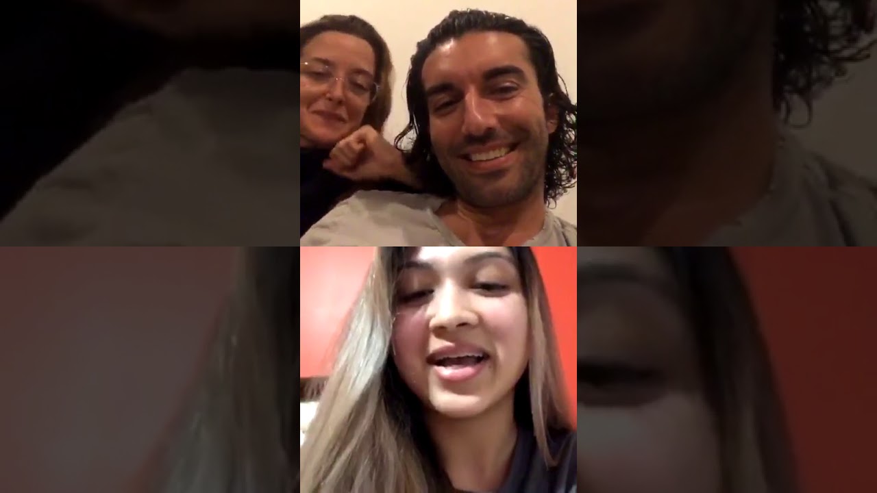 Justin and Emily Baldoni went live with the fans on Instagram