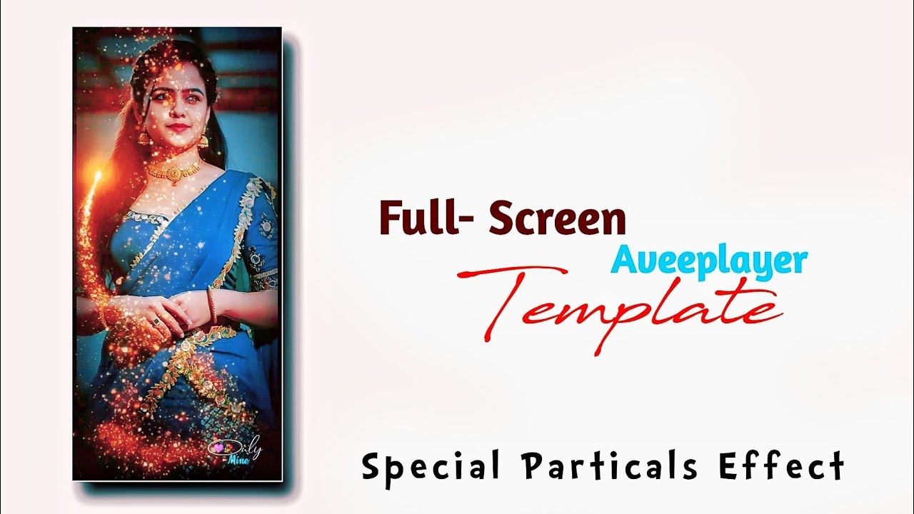 Full-screen Aveeplayer Template 🔥| Golden Particals Effect Aveeplayer Template Download Links