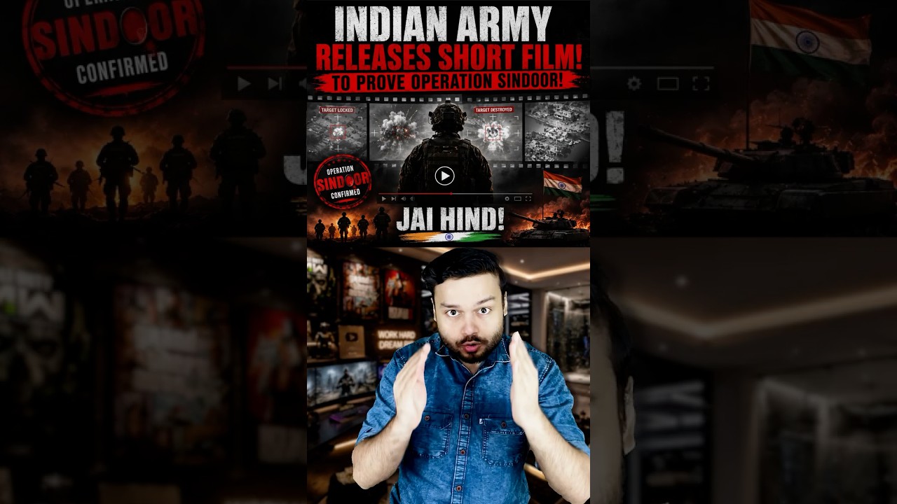 Indian Army RELEASED Short Film To PROVE Operation Sindoor! 1 Year Of OP Sindoor #shorts