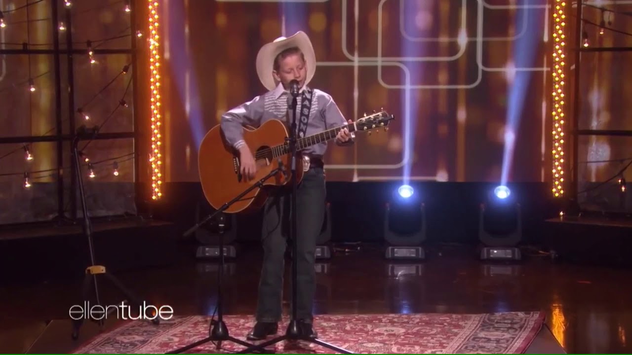 Walmart kid yodeling on the The Ellen Show!