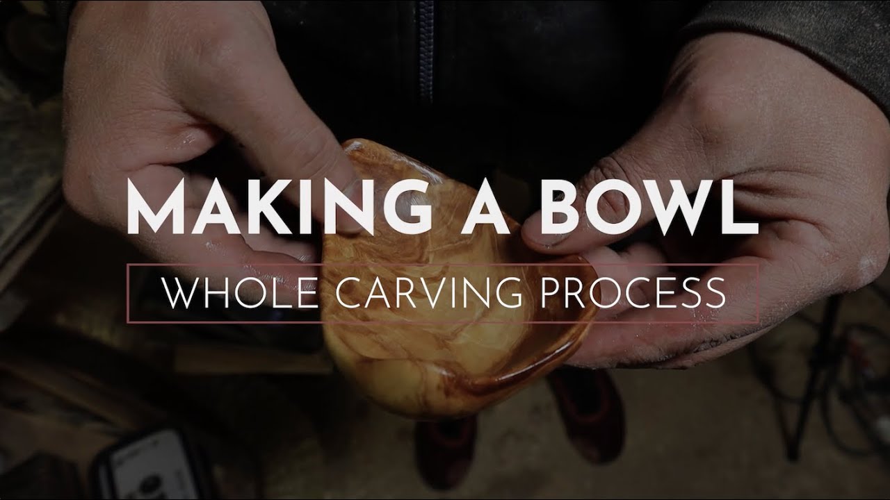 Making a bowl from a birch burl