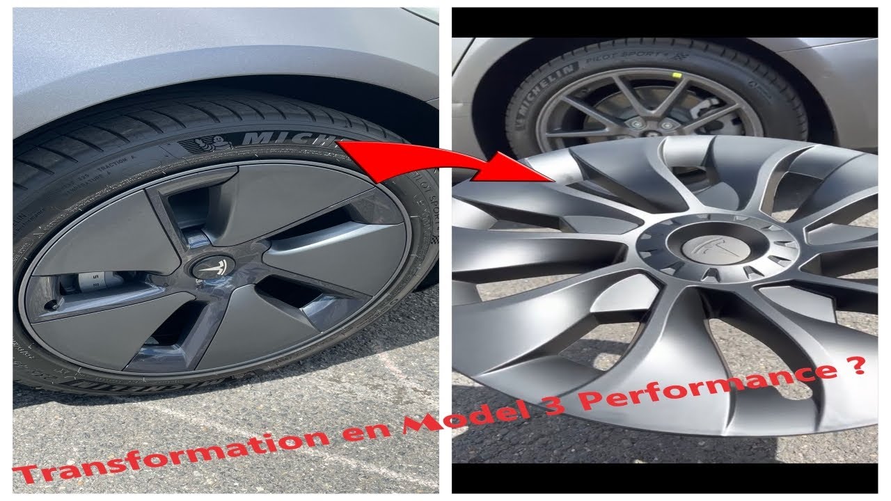 Installation sur Model 3  des UberTurbine Performance 18