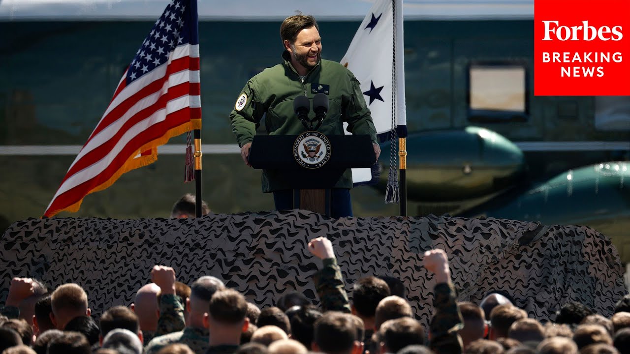 BREAKING NEWS: Vice President JD Vance Slams DEI In Remarks To Troops At Marine Corps Base Quantico