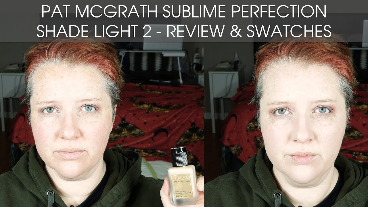 Pat McGrath Sublime Perfection Foundation in Light 2 | review and swatches | over40 pale skin