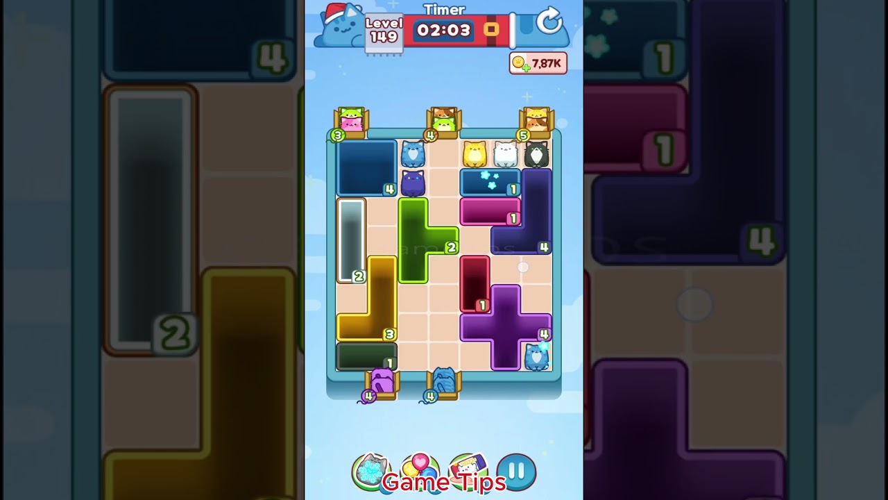 Drop the Cat level 149 Solution Walkthrough