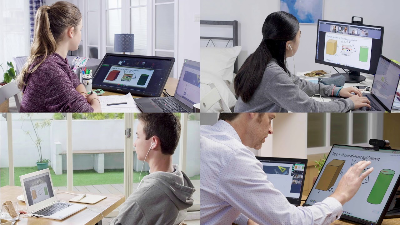 Distance Learning | Screen Sharing with myViewBoard Whiteboard