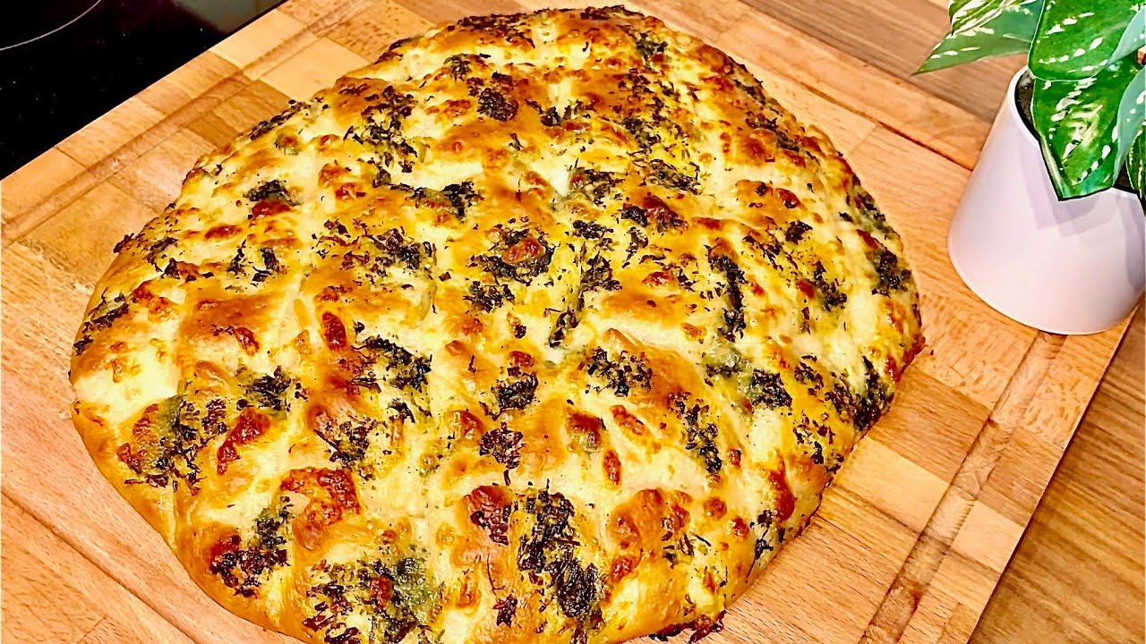 Чесночный хлеб: лучший чесночный - моцарелла - хлеб 🤩 домашний 🤩 👍, вкусный и увлекательный 🤗🤗