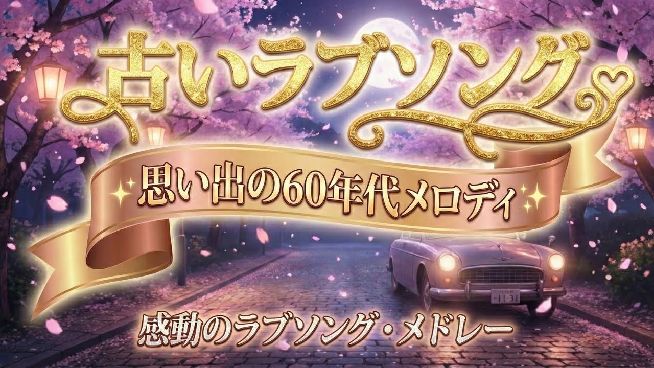 愛のメロディ 🎻 ロマンチックな60年代ソング 🍷 夜のBGM