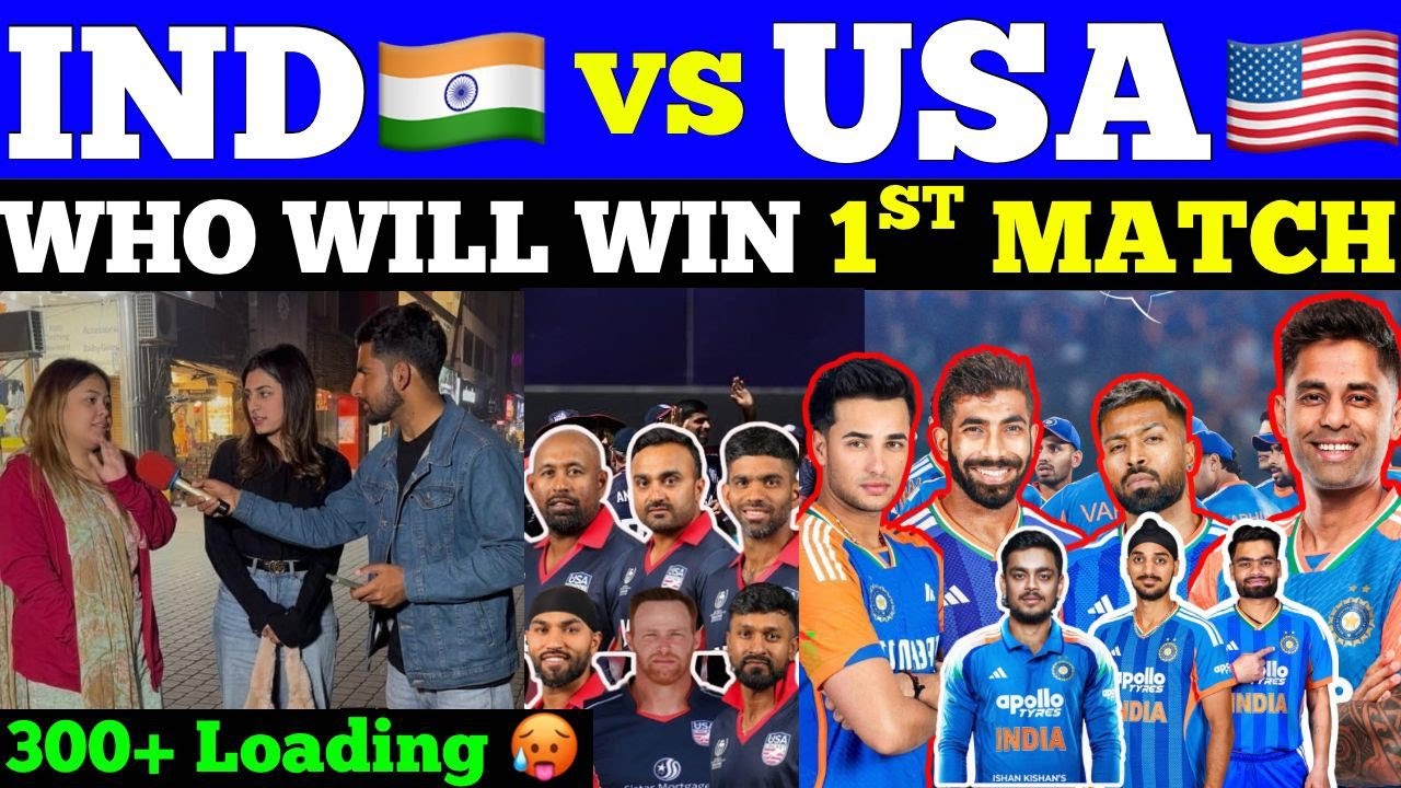 IND🇮🇳 vs USA🇺🇸 1st Wc Match😱 | Who Will Win🥵| Abhishek, Hardik Terror | Pak public Reaction