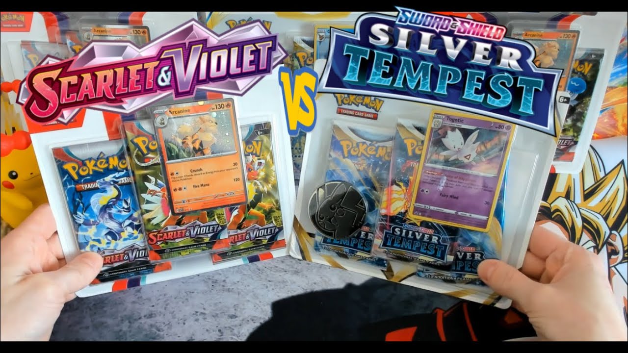 *Giveaway* Pokemon Scarlet and Violet VS Silver Tempest Triple blister battle - We pulled it....
